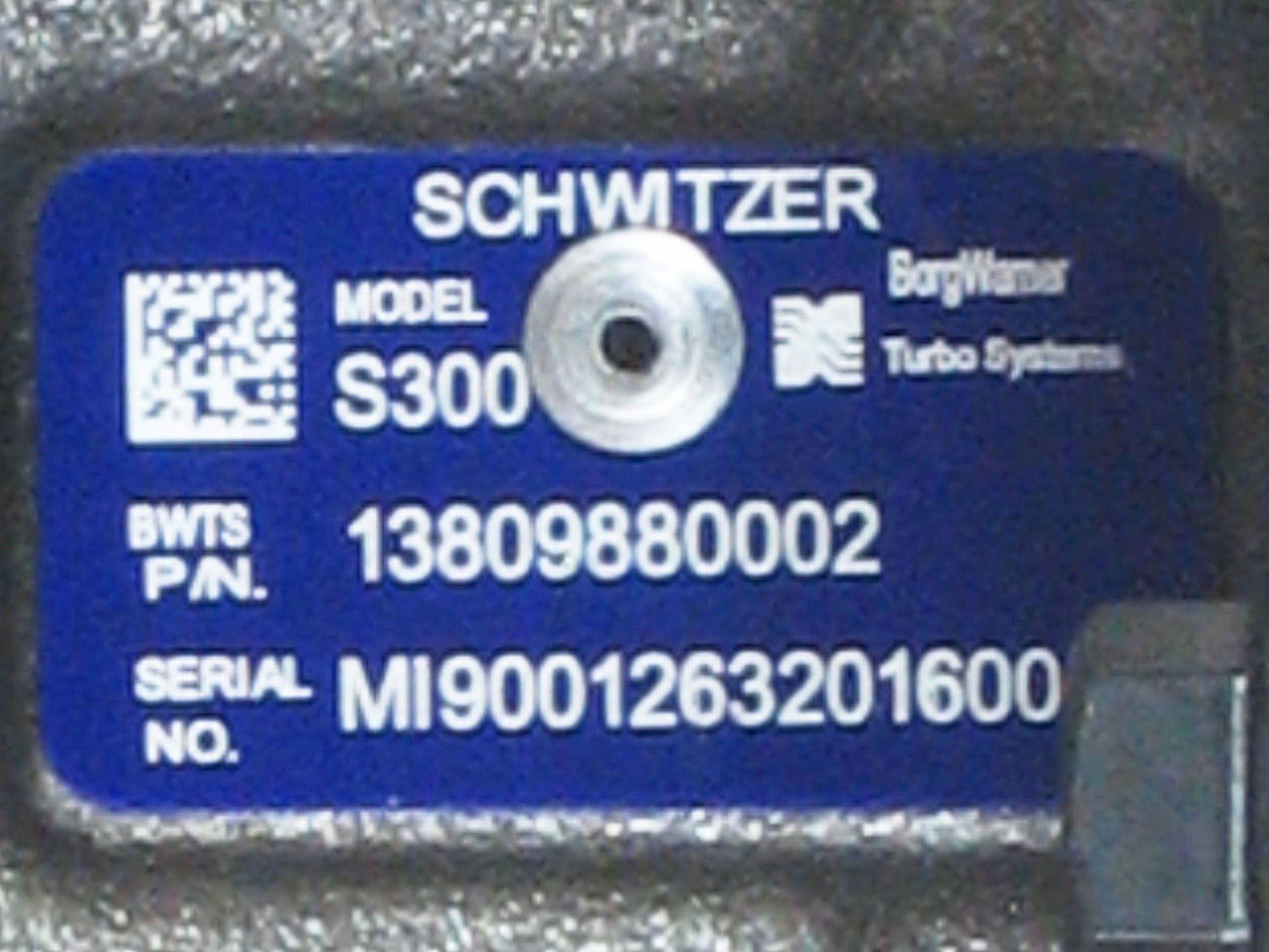 NEW OEM BorgWarner S300 Turbo Renault Truck MIDR062356 B41 Diesel 13809880002