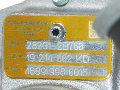 NEW BorgWarner B01 Turbo for Hyundai Eleantra Veloster Tucson 1.6L 16399980016