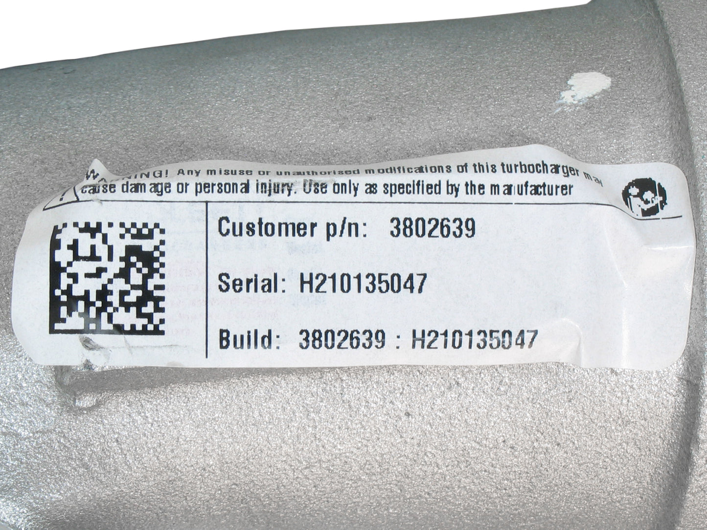 NEW OEM Holset H2D Turbo Marine Cummins 6C 8.3L Diesel Engine 3535044 3535043