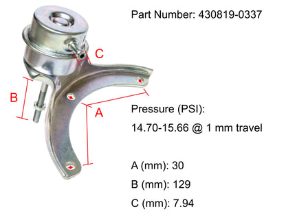 NEW OEM Garrett TB2573 Turbo Actuator Iveco Daily Sofim 40-10 Diesel 430819-0337