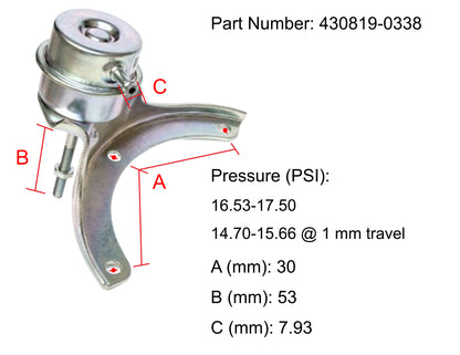 NEW OEM Garrett TB25 Turbo Actuator Iveco Daily 8140.27.2700/2800 430819-0338