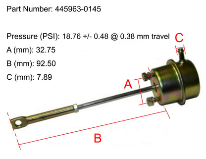NEW OEM Garrett TBP4 Turbo Actuator Shangchai D6114ZGB Engine 445963-0145
