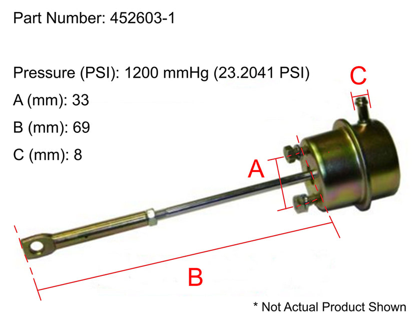 NEW GT40 Turbo Actuator International Navistar 452603-1 – TurboTurbos