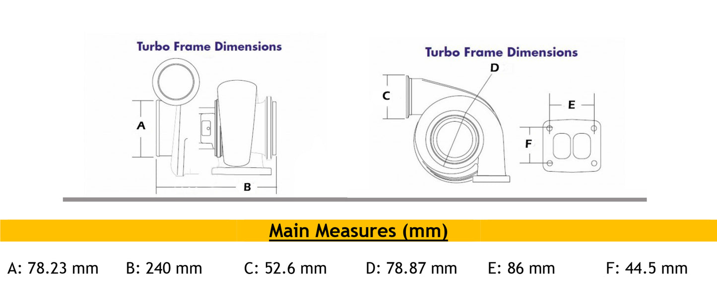 NEW Garrett TB3404 Turbo Universal Truck Cummins 6BT 5.9L Engine 471182-5007