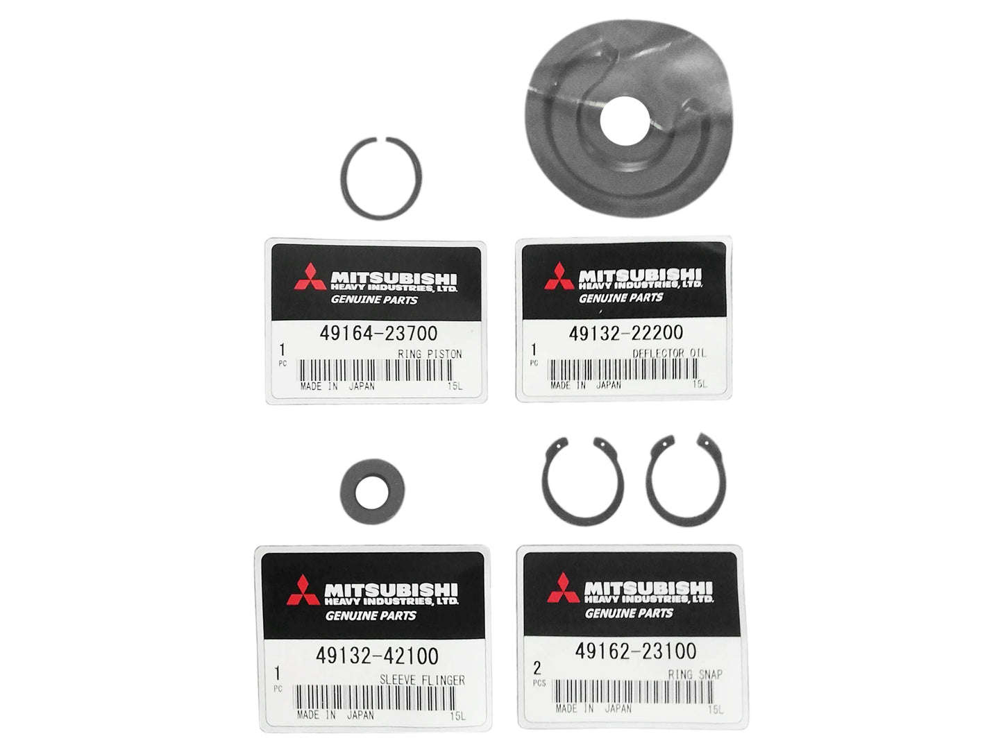 NUEVO OEM Mitsubishi TD09 Kit de reparación Caterpillar Guascor F/SF180TA L6 49132-80010