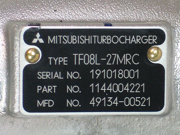 NEW OEM Mitsubishi TF08L Turbo Isuzu Marine 6HE1TMC 1144004221 49134-00521