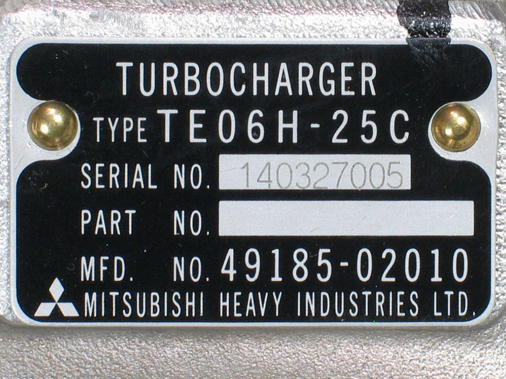 NEW OEM Mitsubishi TE06H Turbo Banks Ford 49185-02010
