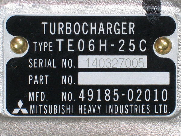 NEW OEM Mitsubishi TE06H Turbo Banks Ford 7.3L Diesel Engine 24430 49185-02010