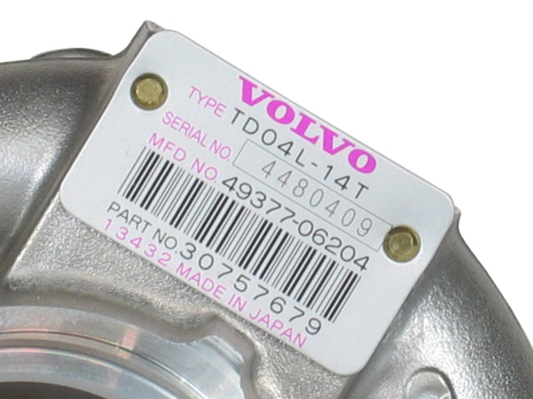 Volvo S60 S80 V70 XC70 XC90 N2P25LT Engine 49377-06204 NEW OEM MHI TD04L Turbo - TurboTurbos