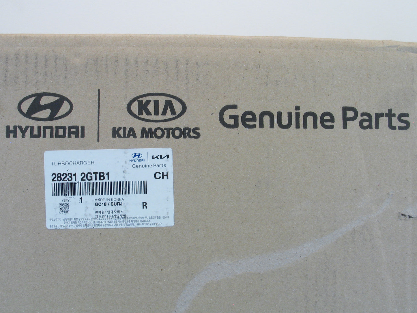 Nuevo Mobis TD04L6 Turbo para Hyundai Veloster N 2.0L Gas 28231-2GTB1 50124-01020