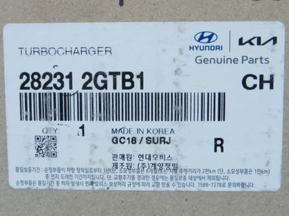 Nuevo Mobis TD04L6 Turbo para Hyundai Veloster N 2.0L Gas 28231-2GTB1 50124-01020