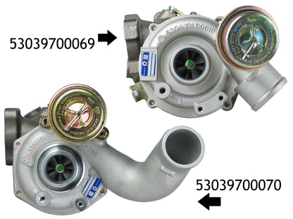 NEW Pair BorgWarner Turbo Audi A6 allroad BES 2.7L Diesel 53039880069-0070