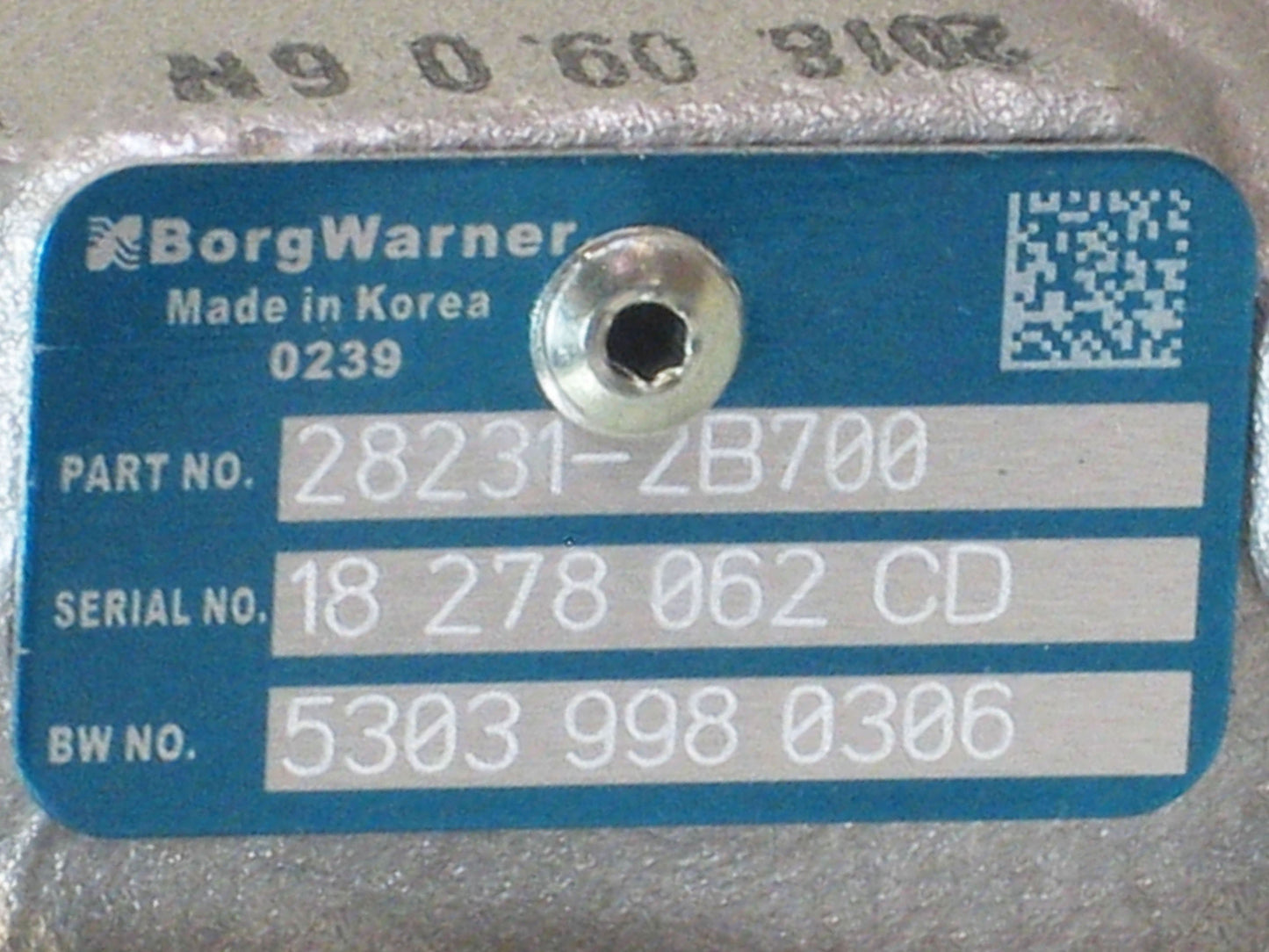 NEW OEM BorgWarner K03 Turbo Hyundai Veloster Kia Koup Forte5 1.6L 53039980306