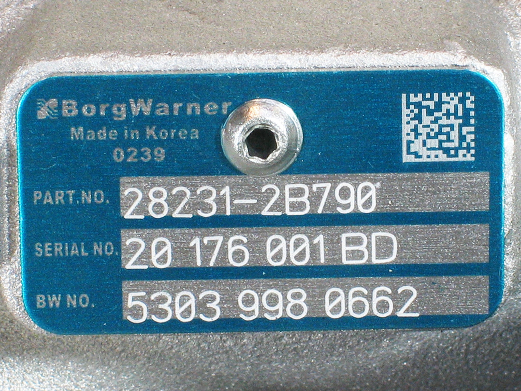 NOREMID ボーンT S NEW BorgWarner K03 Turbo Hyundai Kia 53039980662