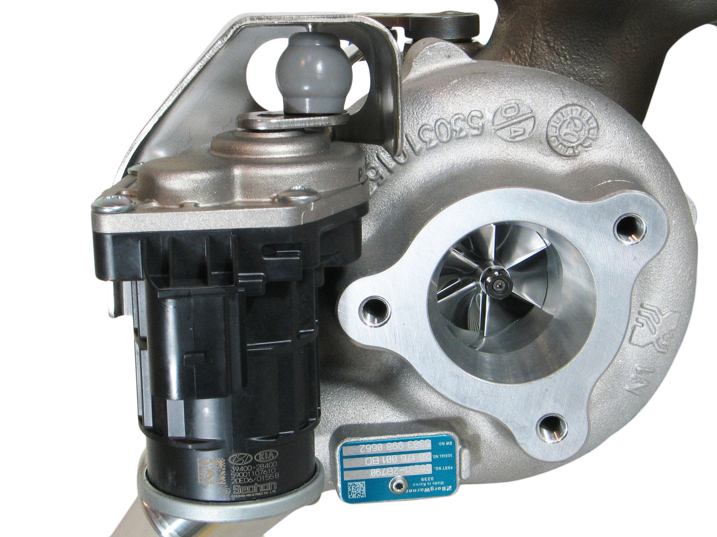 NEW BorgWarner K03 Turbo for Hyundai Veloster Kia Forte 1.6L L4 Gas 53039980662