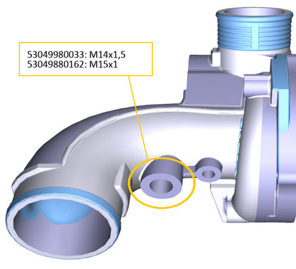 K04 Turbo Volvo S60 S80 V40 V60 B5254T12 B5254T14 B5254T5 2.5L Gas 53049880162
