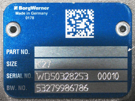 NEW OEM BorgWarner K27 Turbo Volvo Penta Marine Ship TAMD73P/72 6.7L 53279986786