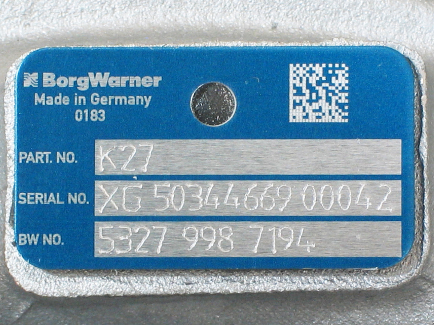 NEW OEM BorgWarner K27 Turbo Volvo Penta Ship D6 P1315 5.5L Diesel 53279987194