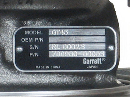 Nuevo OEM Garrett GT4594S Turbo para Nissan Diesel Construction PF6T 700980-5005