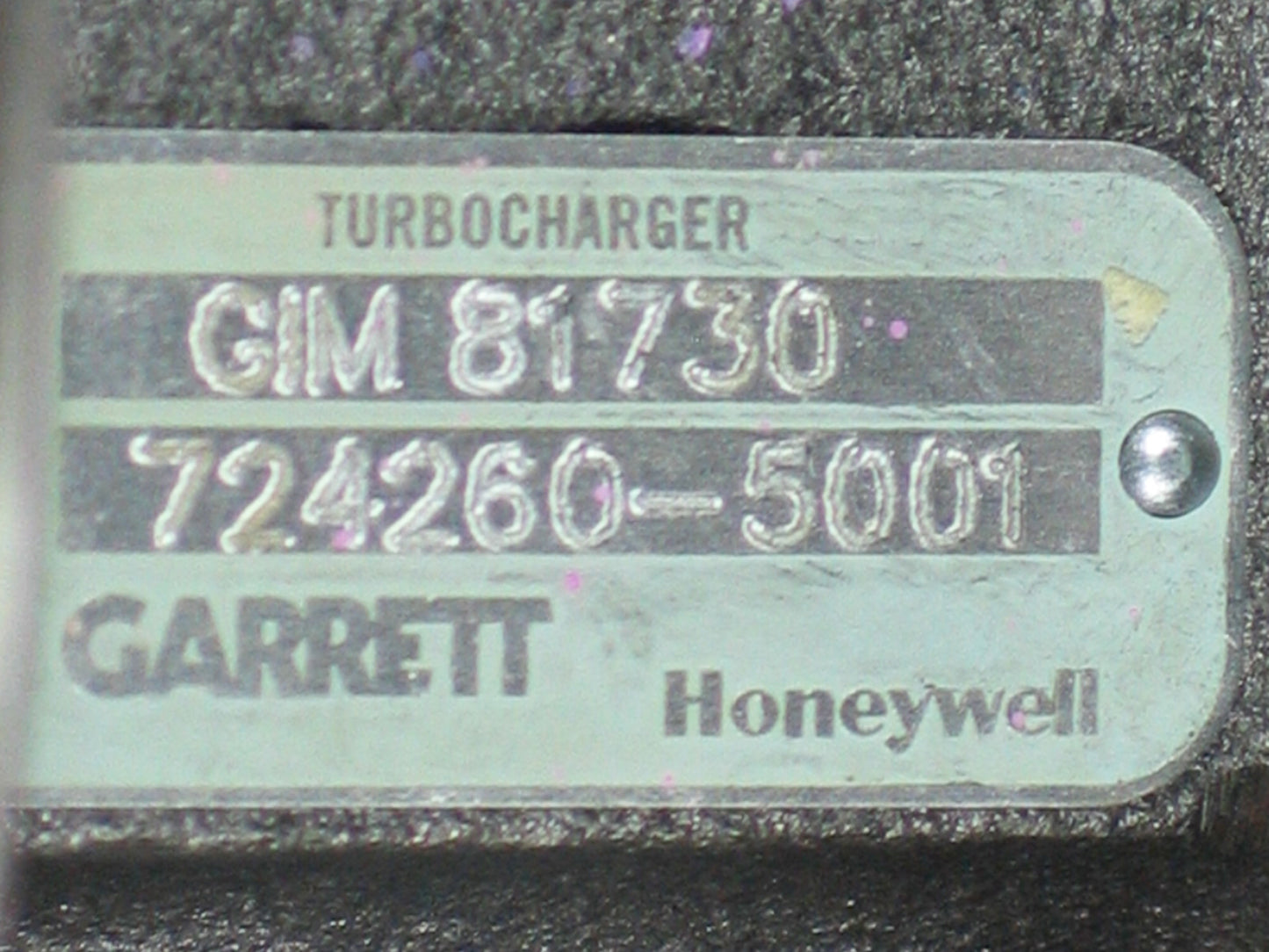 NUEVO OEM Garrett UTV7125 Turbo Waukesha Gen Set estacionario 18.0L VGF 724260-5001