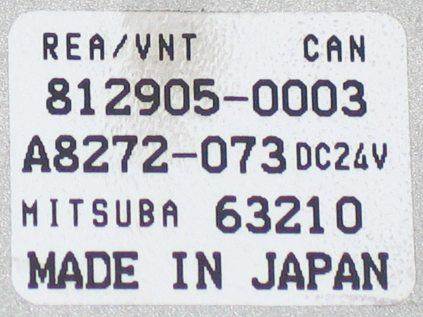 NEW Mitsuba GT4082KNV Turbo Electric Actuator Hino J08E 89551-E0020 812905-0003