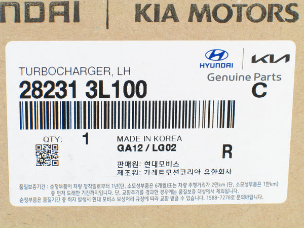NEW Garrett GT14 Turbo for Hyundai Genesis Kia Stinger 3.3 28231-3L100 844076-10