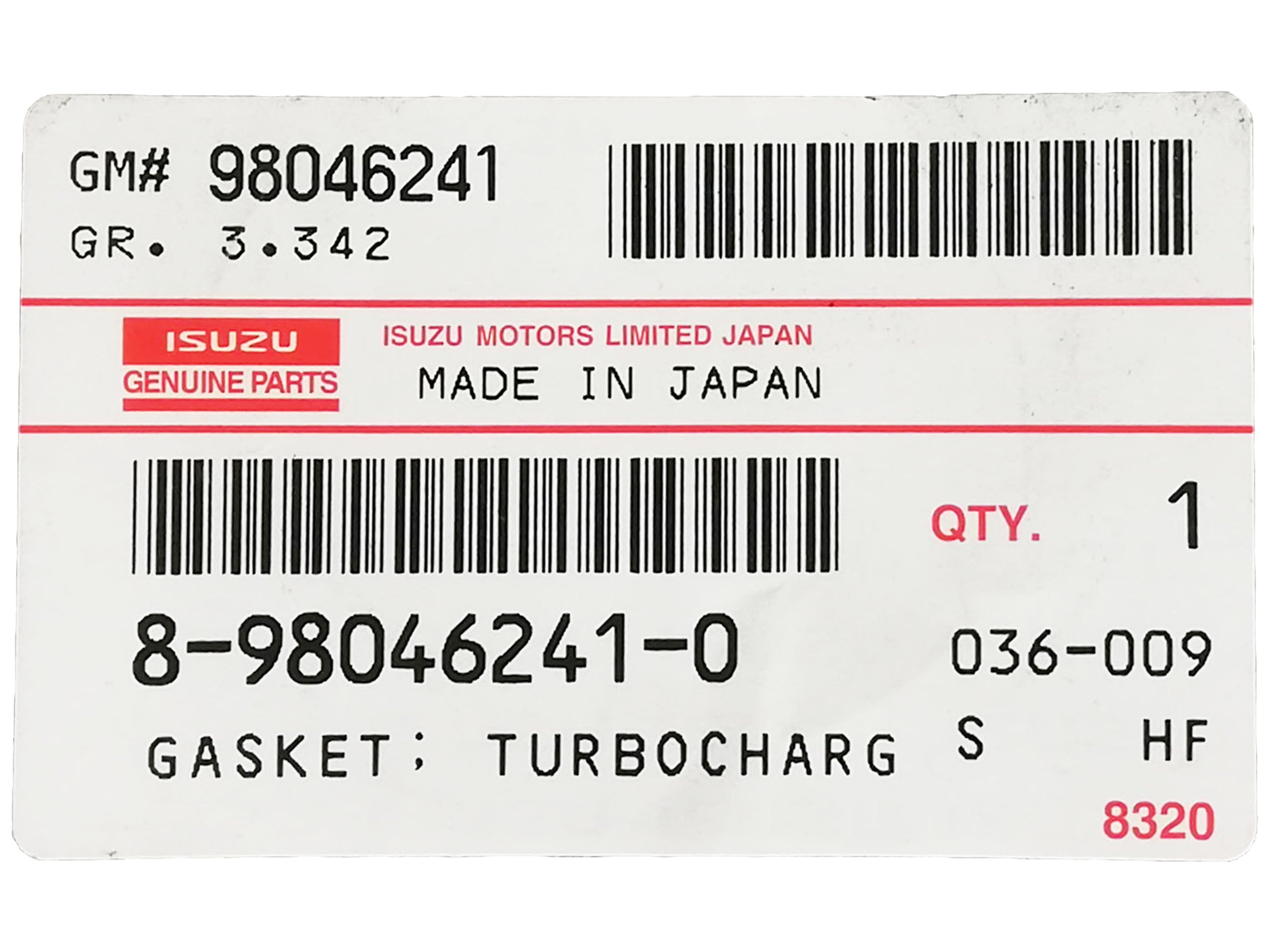 NEW Isuzu RHF55V Turbo Gasket GMC 8980462410 – TurboTurbos