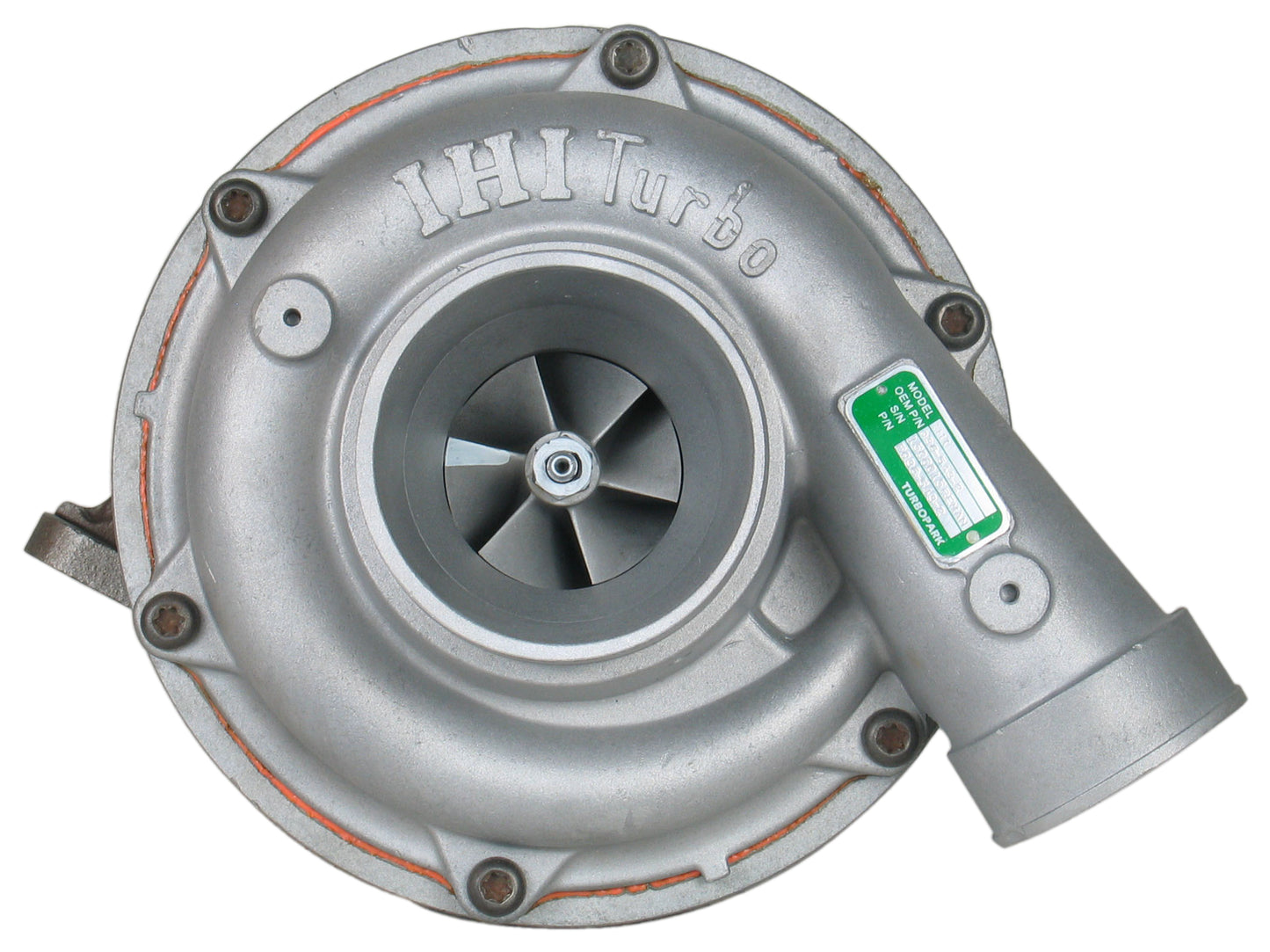 Turbocompresor RHE6 Motor diésel D6114 de Shanghai Q36-543-2 Turbo