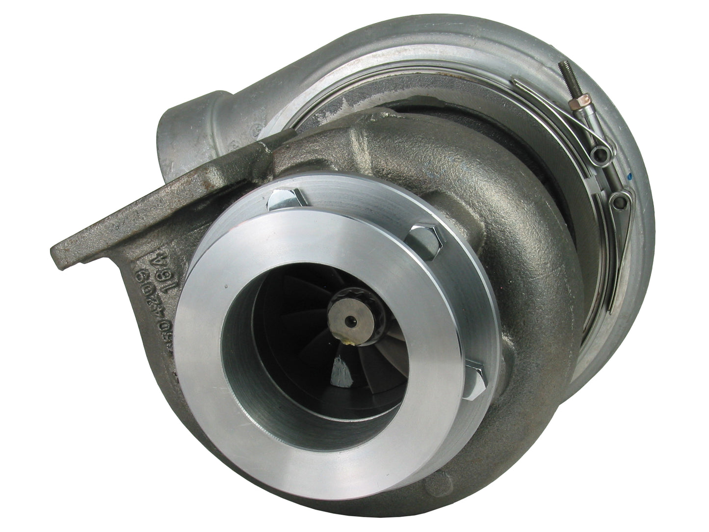 NEW V-Band Adapter + OEM Holset HX55W Turbo Mercedes Volvo Mack 4027901 3599996