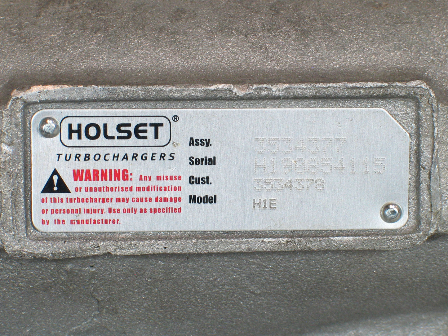 NEW Holset H1E Turbo Marine Cummins 6BT 5.9L Diesel Engine 3534378H 3534377