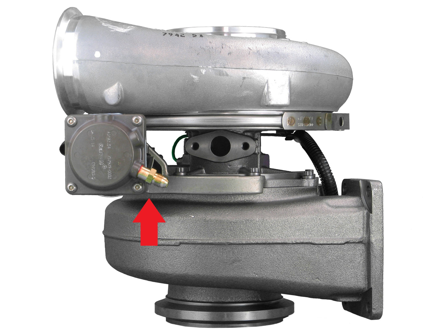 NEW GTA4502V Turbo Actuator Air Fitting Adapter Truck Detroit Diesel Series 60