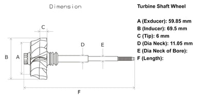 NEW HE300VG Turbine Wheel Dodge Ram 6.7L ISM Freightliner Truck 8.9L ISC ISL