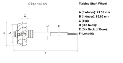 NEW HE531V Turbocharger Turbine Wheel Cummins Engine