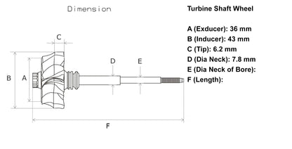NEW GT1749V Turbine Wheel Audi A3 A4 A6 VW Golf Passat 1.9L TDI 434533-0009