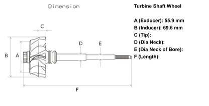 NEW B2XG Turbo Turbine Wheel International Navistar MaxxForce 11 13 12701205002