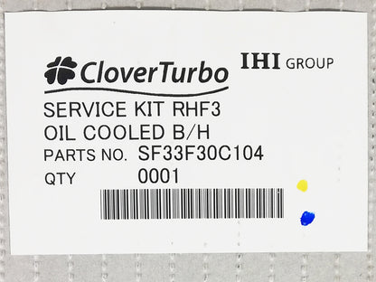 NEW OEM IHI RHF3 Repair Kit Kubota V2403 Bobcat V2003 Shibaura N4LDI SF33F30C104