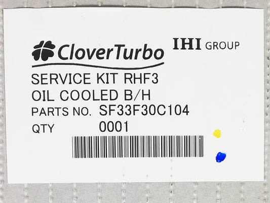 NEW OEM IHI RHF3 Repair Kit Kubota V2403 Bobcat V2003 Shibaura N4LDI SF33F30C104