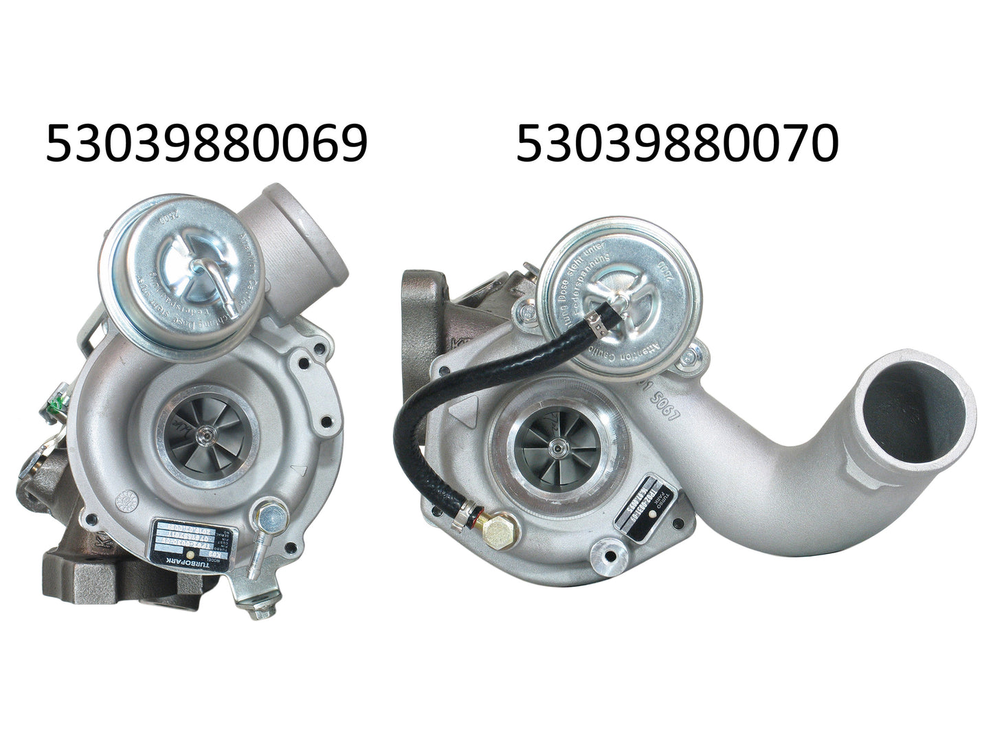 NEW Pair K03 Turbo Audi A6 allroad BES 2.7L Diesel Engine 53039880069-0070