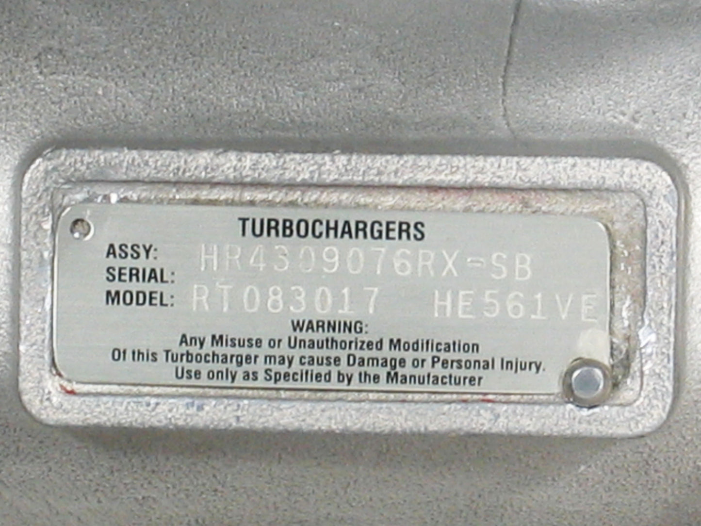 HE561VE Turbo Volvo Truck Cummins ISX Diesel Engine 15.0L 2881997 4309076